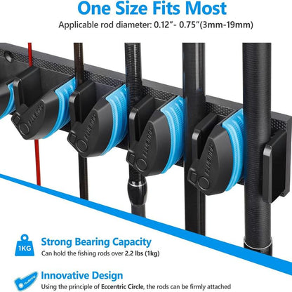 ✨ONLY 49% OFF🔥Wall Mounted Fishing Rod Rack