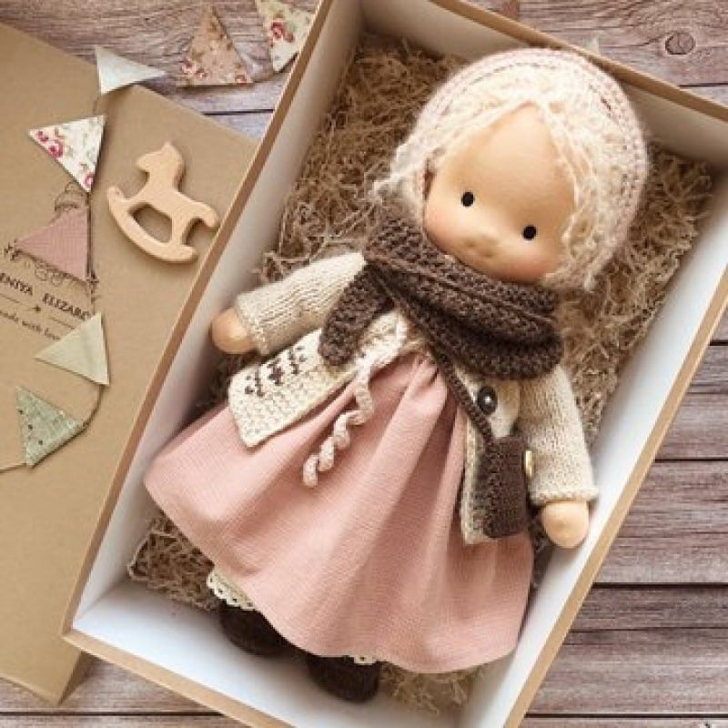 🎁🎁The Best Gift for Kids-Handmade Waldorf Doll👧(Buy 2 Free Shipping!)