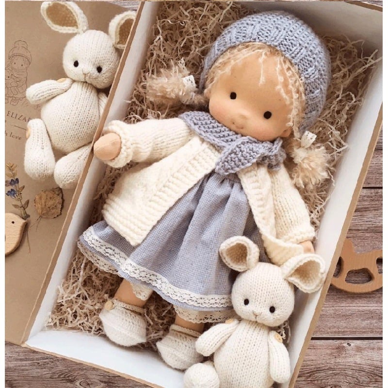 🎁🎁The Best Gift for Kids-Handmade Waldorf Doll👧(Buy 2 Free Shipping!)