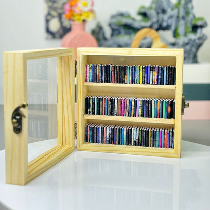 Personalised 'Freedom from Anxiety' Miniature Bookshelf – With Mini Books