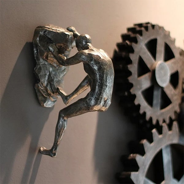 Unique 3D sculpture Art (Copper Black)