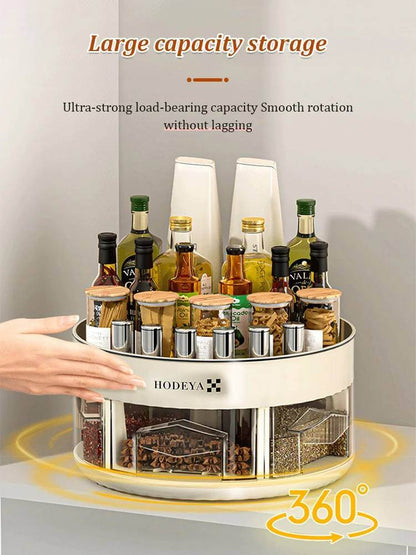 Kitchen 360° Rotating Spice Organizer