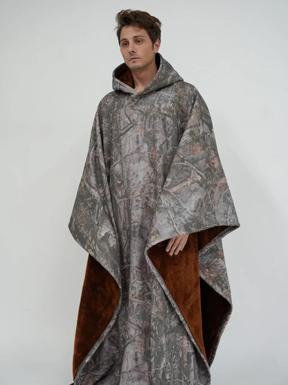 ✨2025 New Arrival💎Loose Hooded Poncho Hoodie
