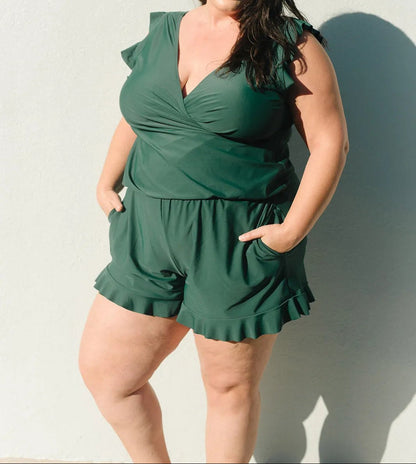 ✨Swim Romper Built-In Bra