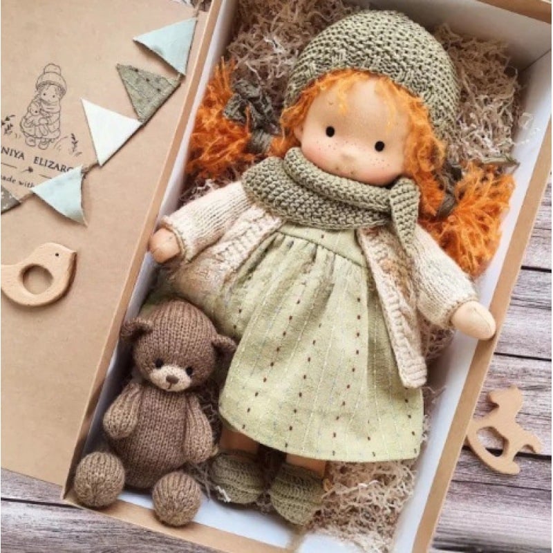🎁🎁The Best Gift for Kids-Handmade Waldorf Doll👧(Buy 2 Free Shipping!)