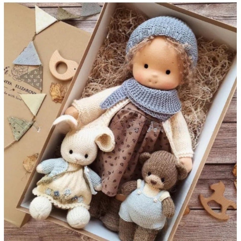 🎁🎁The Best Gift for Kids-Handmade Waldorf Doll👧(Buy 2 Free Shipping!)