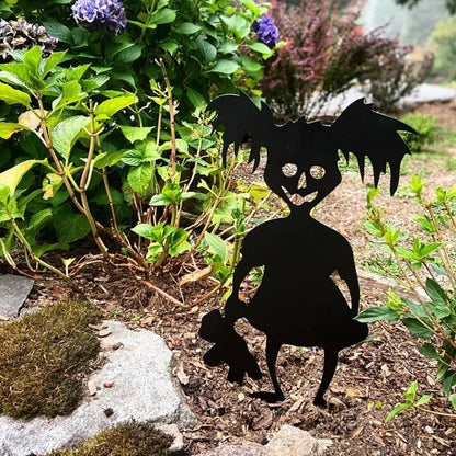 commsmarket-👻Cute and Unique Ghost Zombies - Halloween Yard Decor Metal  Art👻