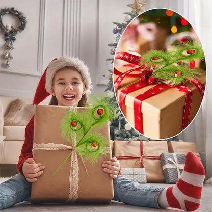 christmas reed grass elf ball simulation green plants