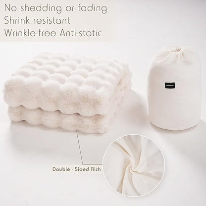 [🔥Final 24-hour Preferential Deal🔥]2024 HOT SALE🎄Popular thickened rabbit plush nap blanket, flannel milk velvet cover blanket