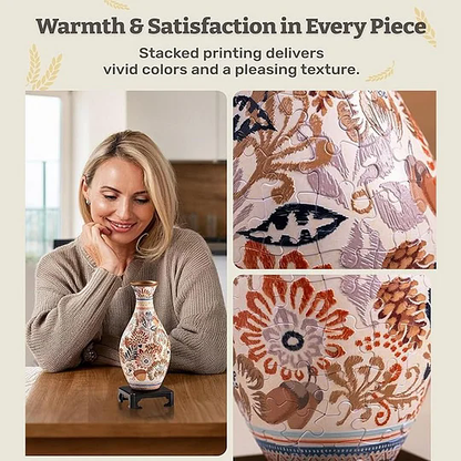 💐3d Jigsaw Puzzle Vase