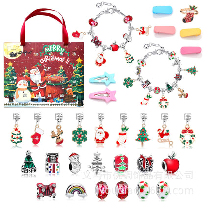 diy christmas advent calendar bracelets set