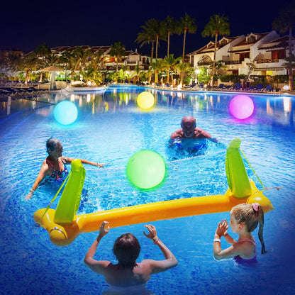 Pool Decoration🎉LED Light 16 Colors Luminous Beach Ball