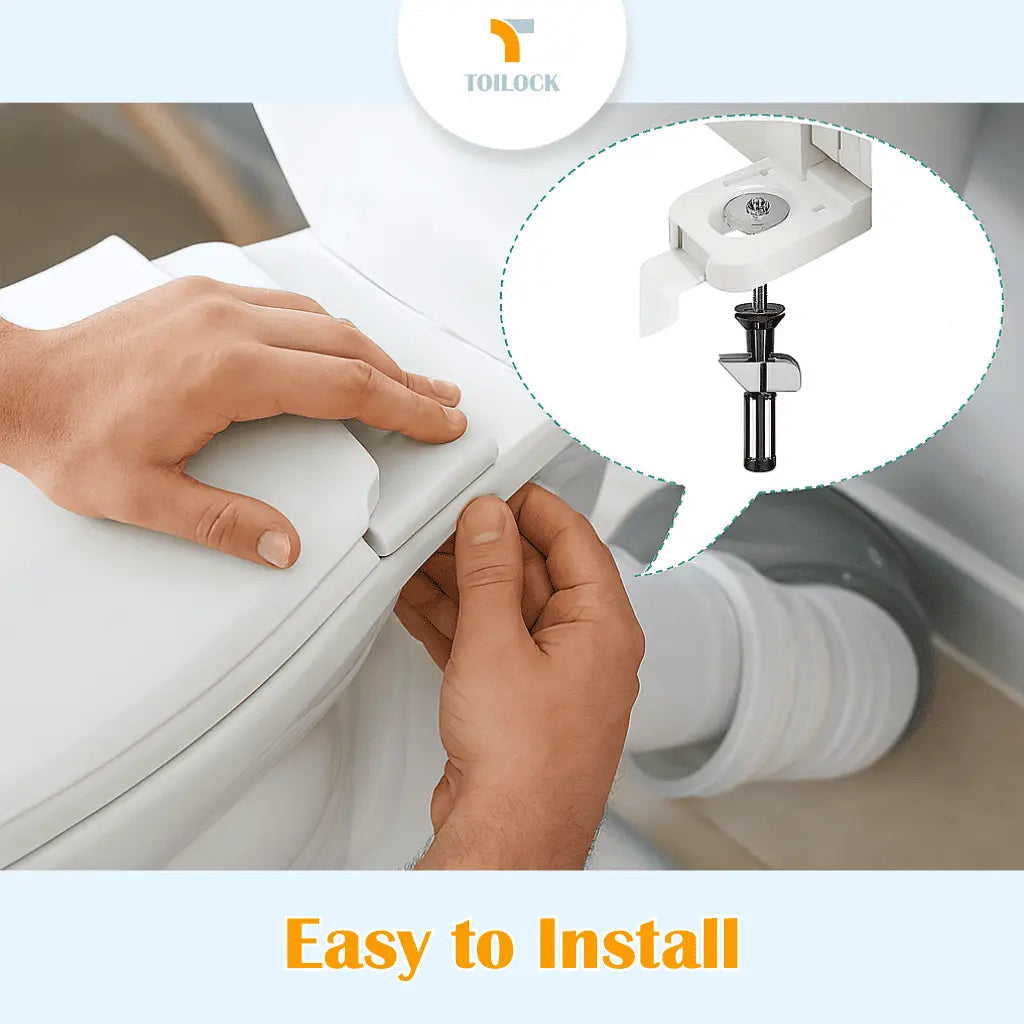 1+1 FREE– Secure Your Toilet Seat for Quiet, Wobble-Free Comfort