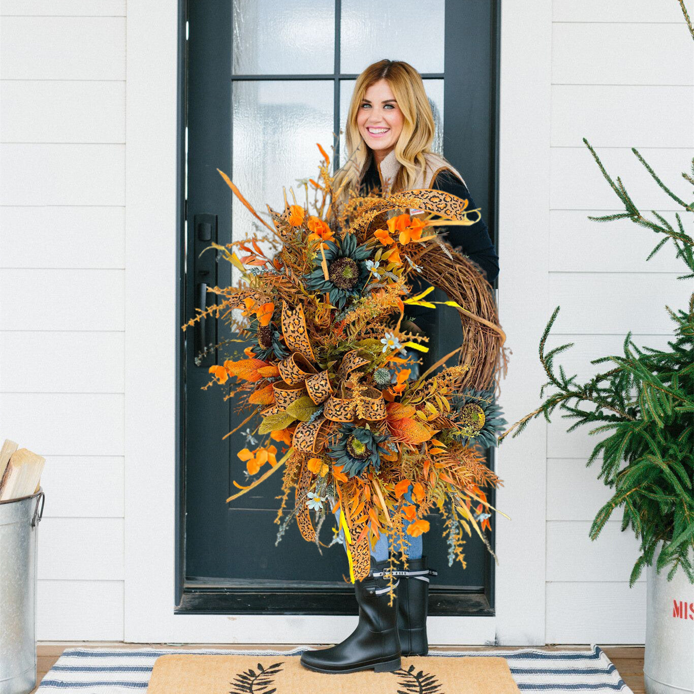 Flash Sale 50% off - Autumn 🍇 Grapevine Wreath