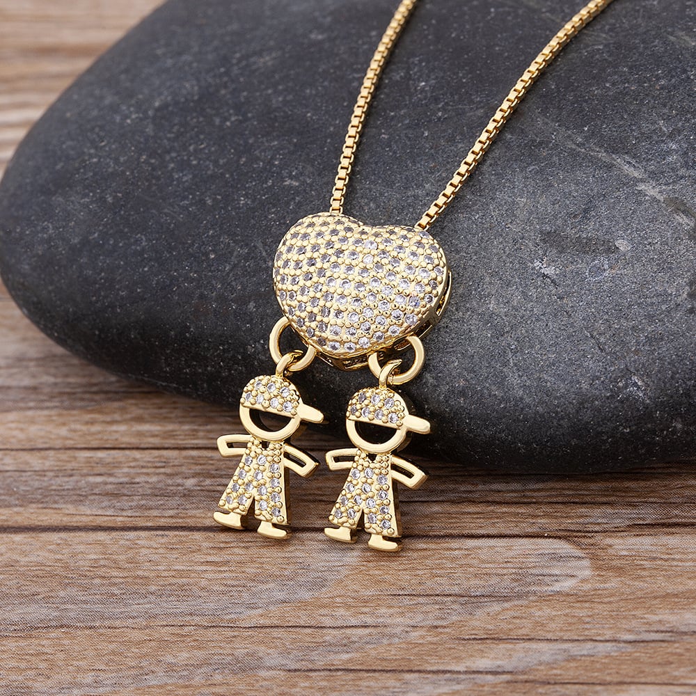 💖49%💖Love and my kids [Mother's Love Necklace]