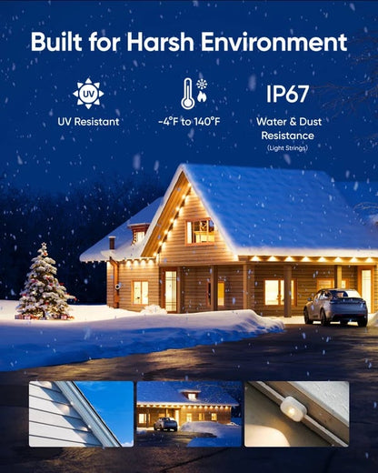 Smart Rainbow LED Permanent Outdoor Light