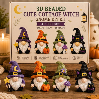 🎄Hot-Selling New 3d beaded seasonal gnome diy kit