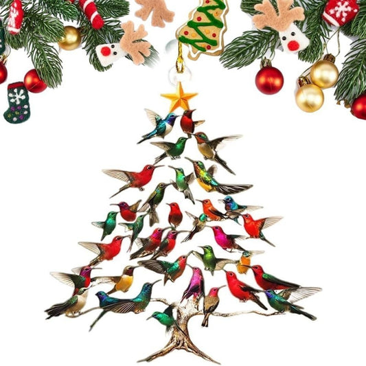 🎄Christmas Sale 59% Off🎄 - Hummingbird Christmas acrylic ornaments