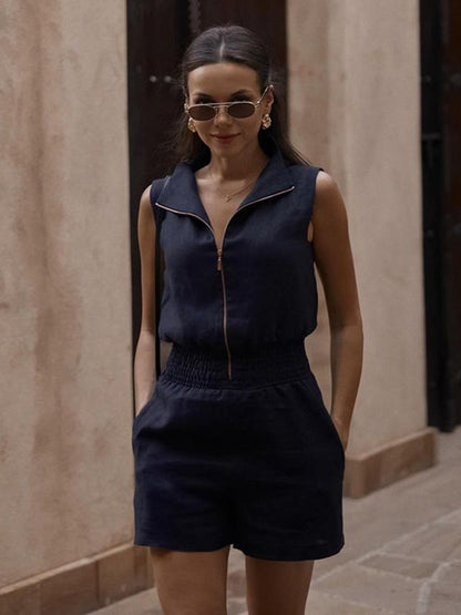 2025 Summer Temperament Sleeveless Jumpsuit (Buy 2 Free Shipping)