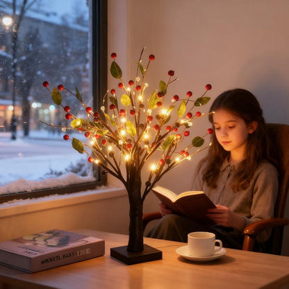 Red Fruit Tree LED Lights