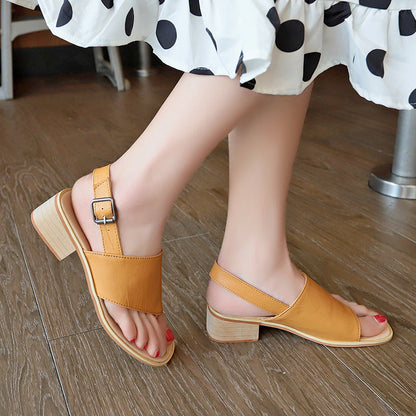 👡Women's soft pointed leather sandals