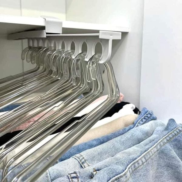 🎁This Week's Special Price $24.99💥Intelligent pull-out slide trouser rack: a new solution for space utilization in the closet