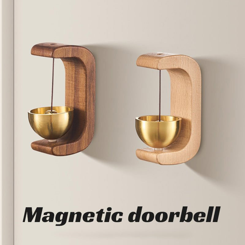🎉🔥LAST DAY 56% OFF🔥Magnetic Wooden Wind Chime Doorbell Decoration