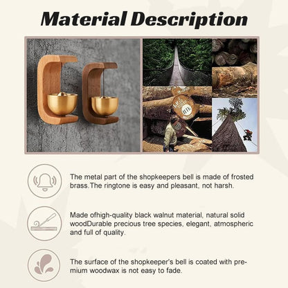 🎉🔥LAST DAY 56% OFF🔥Magnetic Wooden Wind Chime Doorbell Decoration