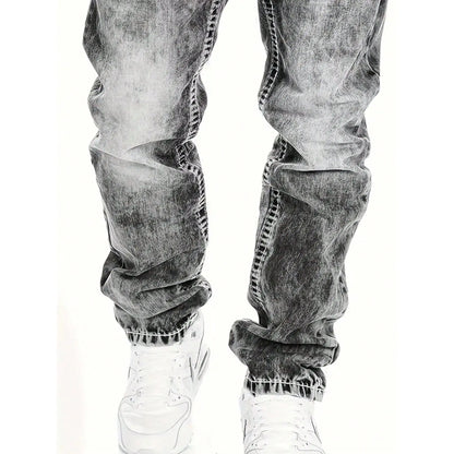 Men's Fashion Creative Stretch Denim Jeans
