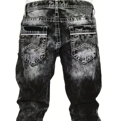 Men's Fashion Creative Stretch Denim Jeans