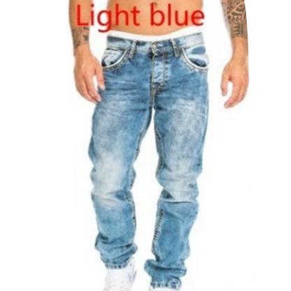 Men's Fashion Creative Stretch Denim Jeans