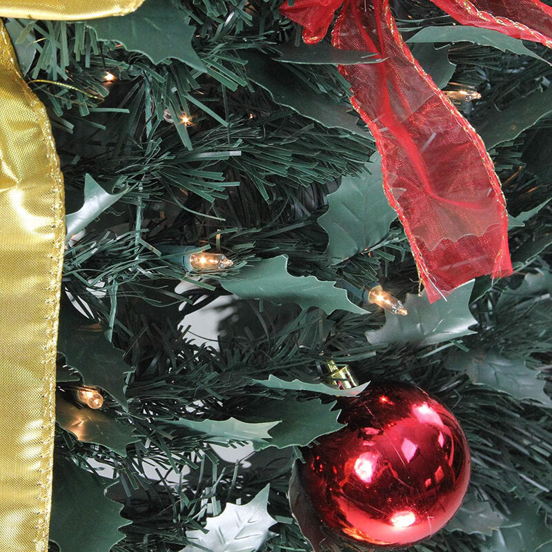 6FT Foldable Christmas Tree with Ornaments